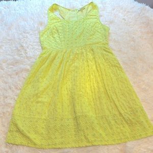 American Eagle Neon Cutout Dress
